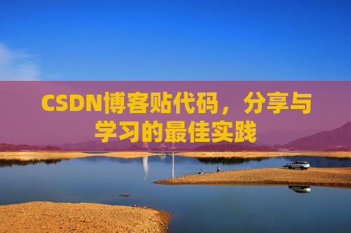 CSDN博客贴代码，分享与学习的最佳实践